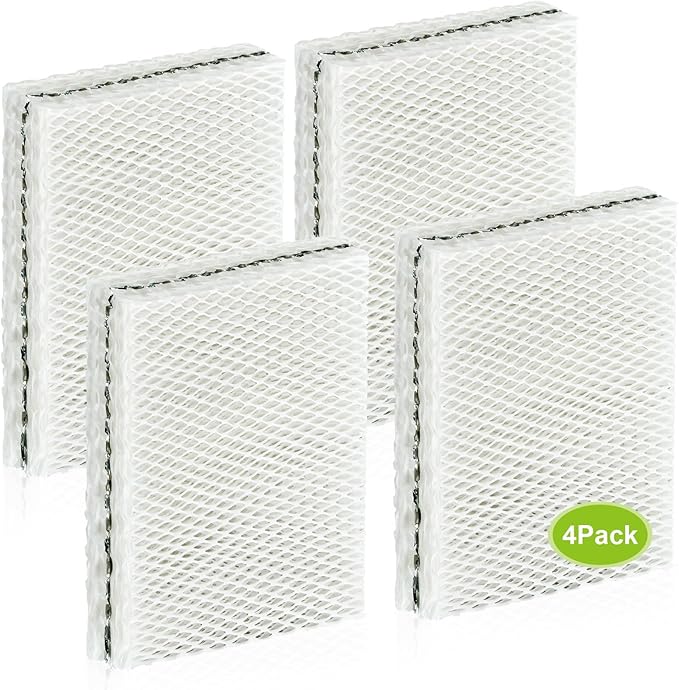 4 Pack MD1-0034 Replacement Humidifier Wick, Humidifier Filters Compatible with Vornado Evaporative Humidifier EV100, EV200, EVDC300, EVD500, EVD505, Evap2 (Not for Evap3) by EVERSHOW