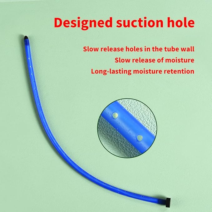 Violin Humidifier F-Hole Moisture Control System - Soft Silicone Tube Prevents Cracking & Warping - High Absorbency Sponge Instrument Maintenance Accessory for 4/4 3/4 Violins & Violas (Blue) - Image 2