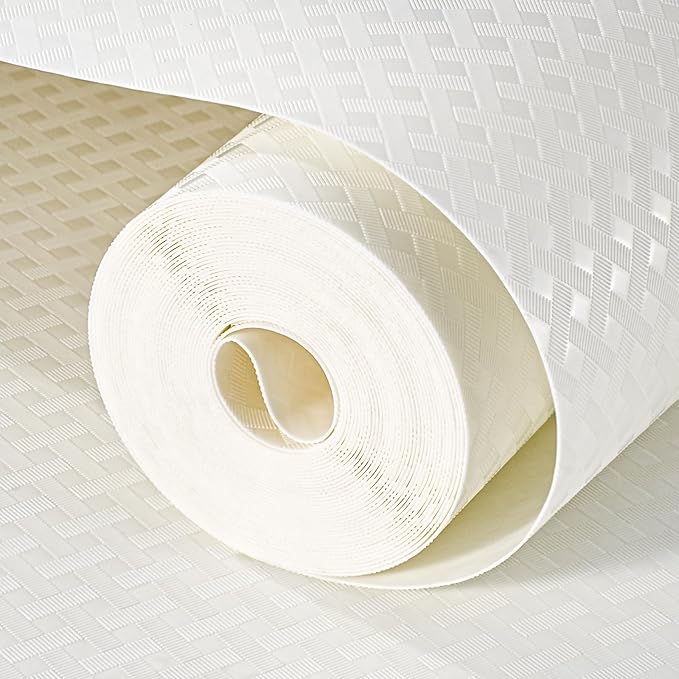 Shelf and Drawer Liner for Kitchen Cabinet, Non-Adhesive 18in x 120in Waterproof Contact Paper Refrigerator Liners Thickened Durable EVA Material Non Slip Mat for Dresser Cupboard Pantry Protector by GTJ