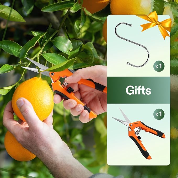 VIVOSUN 2-Layer Mesh Drying Rack Hanging Design with Green Zippers for Dehydrating, Indoor and Outdoor Pruning Shears Included - Image 6