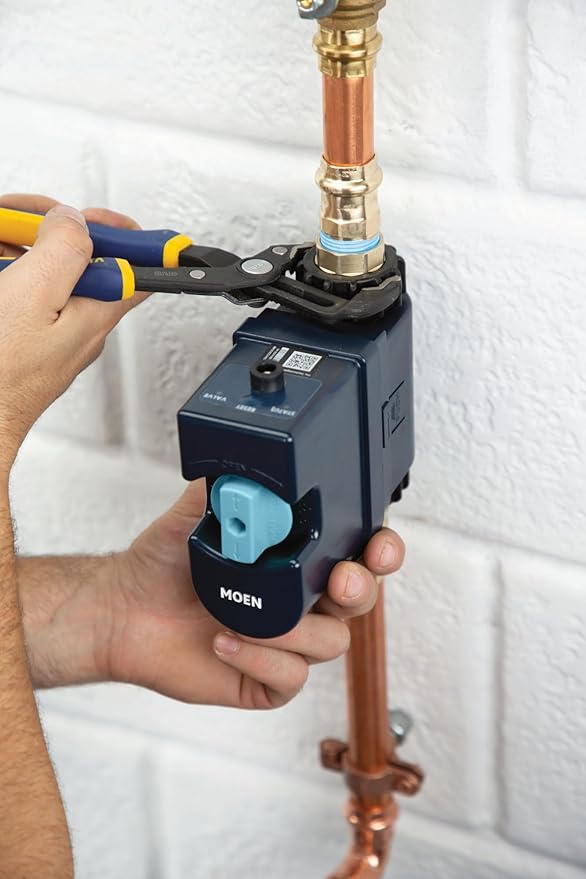 Moen Flo Smart Water Monitor and Automatic Shutoff Sensor, Wi-Fi Water Leak Detector for 3/4-Inch Diameter Pipe, 900-001 - Image 20