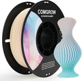 Comgrow PLA 3D Printer Filament, Durable and Stronger 3D Printer PLA Filament 1.75mm Fit Most 3D Printers, Dimensional Accuracy +/- 0.02 mm, 2LBS Spool PLA Macaron by Comgrow