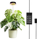 Grow Lights for Indoor Plants,Clip on Full Spectrum Led Plant Grow Light with Integrated Circulating Fan, Timer and Dimmable (Black Ajustable, 1 Pack) by Unknown
