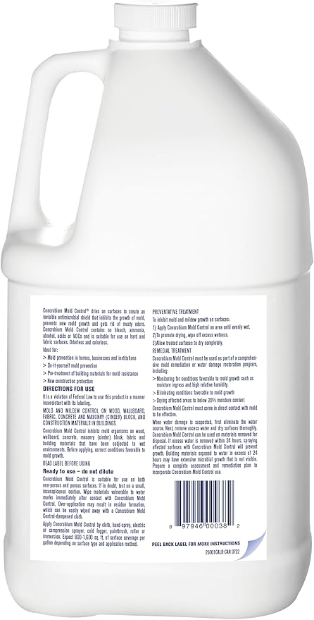 Concrobium Mold Control, 1 Gallon Refill, Eliminates and Prevents Mold, EPA Registered, Bleach Free, Odorless, VOC Free, For Indoor and Outdoor Surfaces - Image 7
