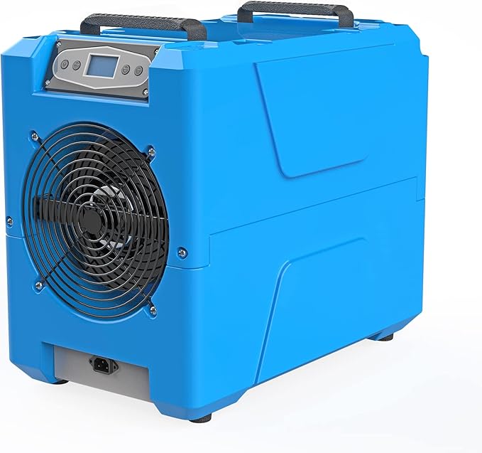 MOUNTO Commercial Dehumidifier, 150 Pint High-Capacity, Includes Pump Drain Hose for Water Damage Restoration, Ideal for Basements, Warehouses & Job Sites by MOUNTO