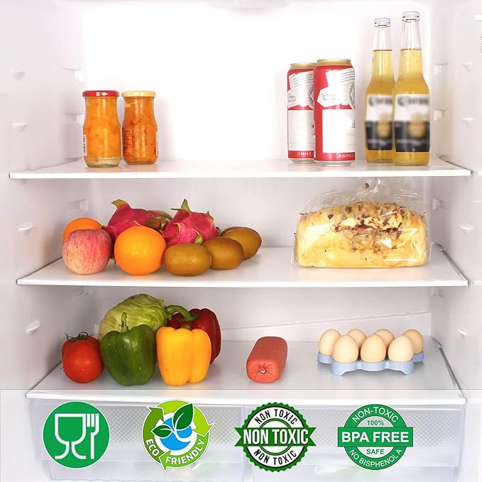 Shelf Liner, Non-Slip Cabinet Liner, Washable Oil-Proof for Kitchen Cabinet, Shelves, Refrigerator, Storage, Desks, 12 Inches x 20 FT, Non Adhesive Drawers - Image 3