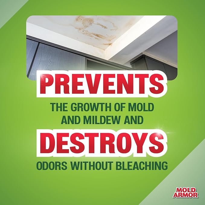 Mold Armor Mold Preventer, Disinfectant and Flood Cleanup, 1 gal., Control & Prevent the Growth of Mold and Mildew, Cleans without Bleaching, Ready to Use - Image 6