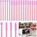 40Pcs Sewing Machine Cleaning Kit, Silicone Small Brushes for Cleaning Small Parts Mini Scrub Brush for Tight Spaces, Ideal for Sewing Machine & Humidifier Crevice Reusable Nook & Cranny Brushes, Pink by Unknown