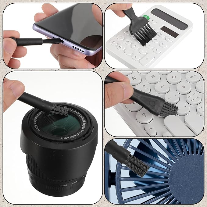6 Pack Small Cleaning Brush Set Anti Static Small Cleaning Brushes for Tight Spaces, Electronics, Computer Keyboards, Laptops, Sewing Machines, and More - Image 4