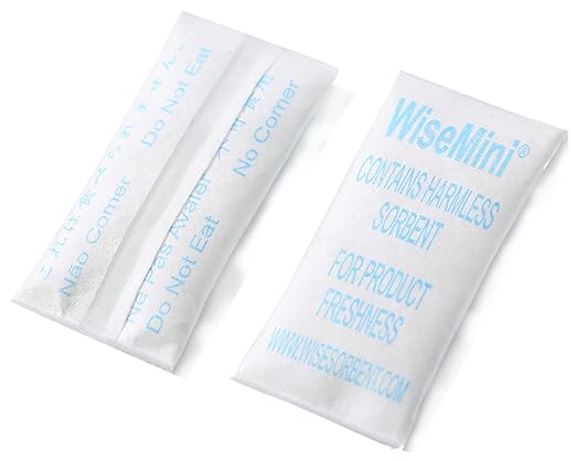 0.5 Gram 2000 Pack Silica Gel Packs, Dessicant Packets, Moisture Absorbers for Food Storage, Food Grade Desiccant Dehumidifiers, WiseMini - Image 4