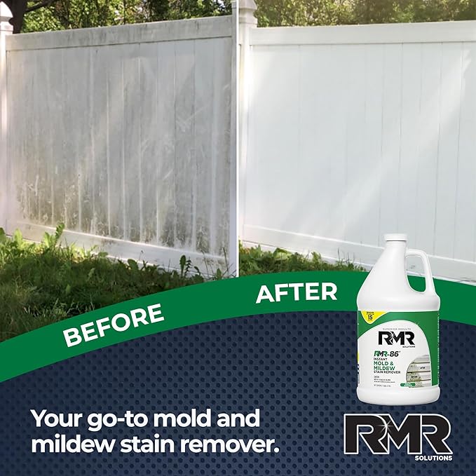 RMR-86 Instant Mold and Mildew Stain Remover Spray - Scrub Free Formula, 1 Gallon - Image 2