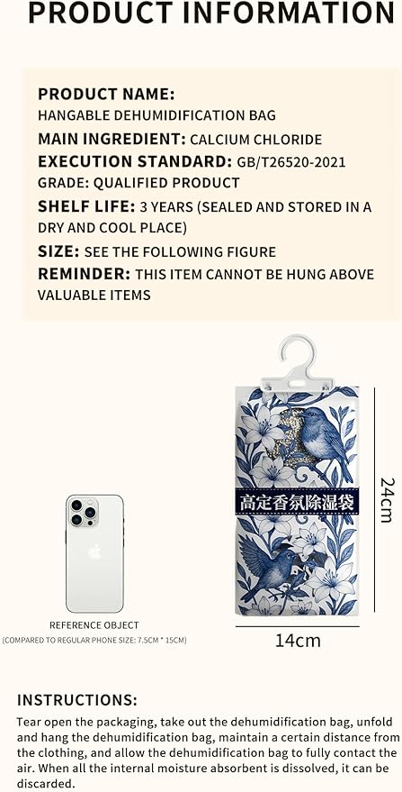 Moisture Absorber Bags for Closet, 230ml, 10/20 Pack, Hanging Dehumidification Bag for Bathroom and Basement (Ordinary, Ordinary) - Image 7