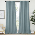 NICETOWN Bedroom Blackout Curtain Panels - (Stormy Sea Color) 52 x 120 inch, 2 PCs, Insulating Energy Saving Solid Rod Pocket Blackout Drapes for Hall, Villa by NICETOWN
