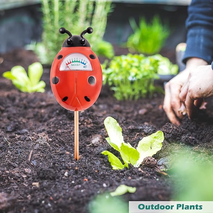 Tennedriv Green Soil Moisture Meter for House Plants, Plant Water Meter,Plant Moisture Meter for House Plants and Outdoor Plants, No Batteries Required - Image 2