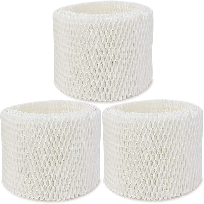 Extolife 3 Pack WF2 Humidifier Filters for Vicks Humidifier V3100 V3500 V3600 V3700 V3800 V3850 V3900, for Kaz 3020, for Honeywell HCM-350 HCM-630 HCM-300T, for Sunbeam 1118 1119, ECM-250i, ECM-500 by Extolife