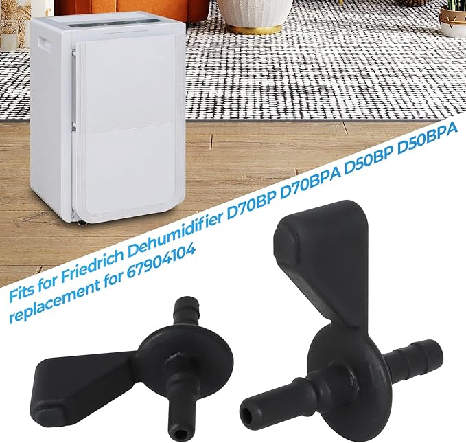Motorparty Pump Hose Connector for Friedrich Dehumidifier D70BPA D50BP D50BPA, Replacement for 67904104, 3D Printed & PLA Material - Image 2