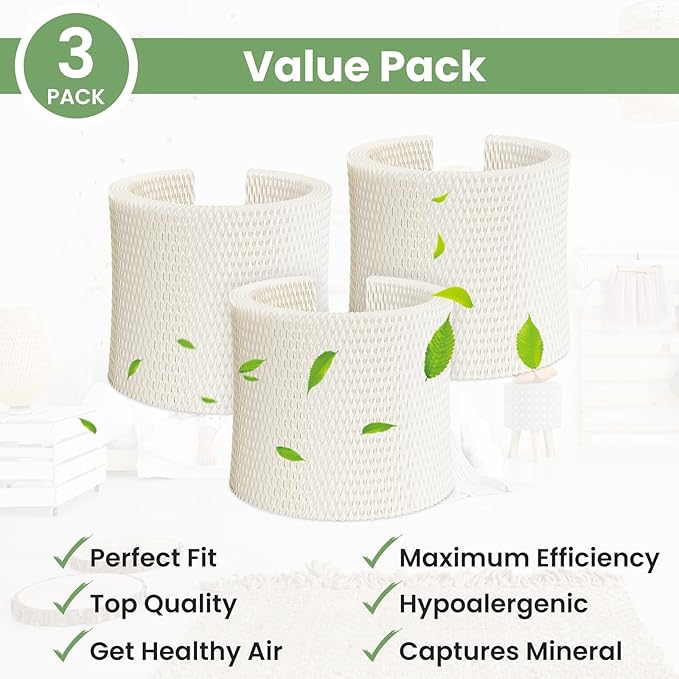 Future Way MAF2 Humidifier Filter Compatible with AIRCARE MA0800, Kenmore 15408 Humidifier, 3-Pack - Image 2
