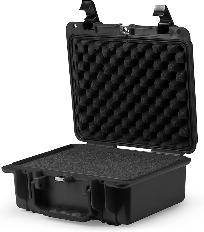 Seahorse 300 Heavy Duty Protective Dry Box Case with Accuform Foam - TSA Approved/Mil Spec / IP67 Waterproof/Airtight/USA Made for First Aid Kits, Emergency Box, Camera by SeahorseCases