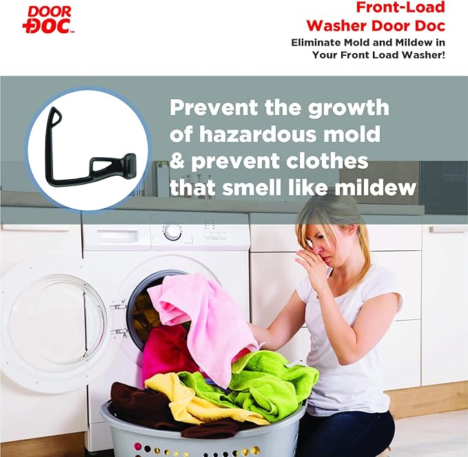 Door-Doc. Your washing machine NEEDS this, your family deserves fresh laundry, free of odor causing moisture! Stop washer odors for GOOD Simple fix for an enormous issue - Image 2
