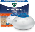 Vicks Warm Steam Vaporizer & Humidifier 1.5 Gallon Tank for Small and Medium Rooms, Night Light, Works with VapoPads and VapoSteam by VicksDevices