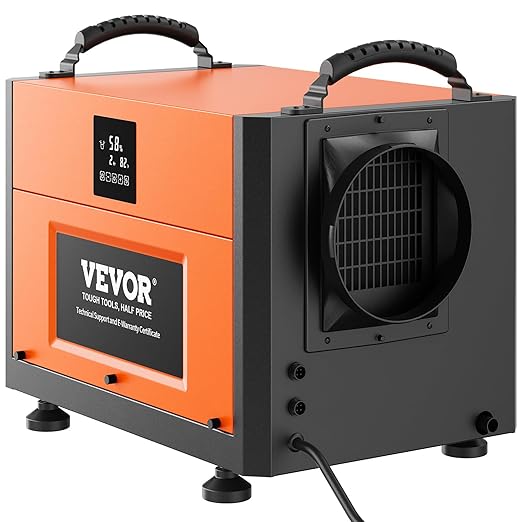 VEVOR 190 Pints Commercial Dehumidifier with Drain Hose for Crawl Spaces, Basements Warehouse & Job Sites, Large Capacity Dehumidifier for Water Damage Restoration, Auto Defrost, CSA Listed - Image 9