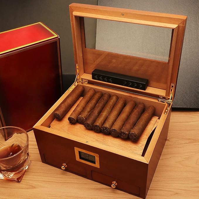 TISFA Cigar Humidifier, Cigar humidor humidifiers, Black Cuboid Humidor Humidifier (S) - Image 6