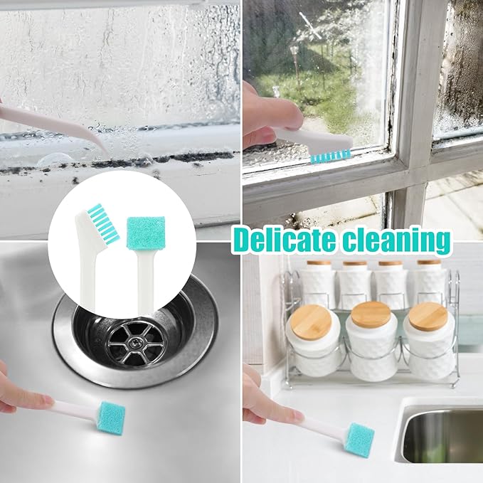 8pcs Humidifier Cleaning Brushes Tools, Crevice Tiny Brush for Household Detail Scrub Cleaner Brush Small Bottle Straw Spout Mini Cleaning Brushes for Tight Spaces Keyboard Window Track Kitchen Corner - Image 5