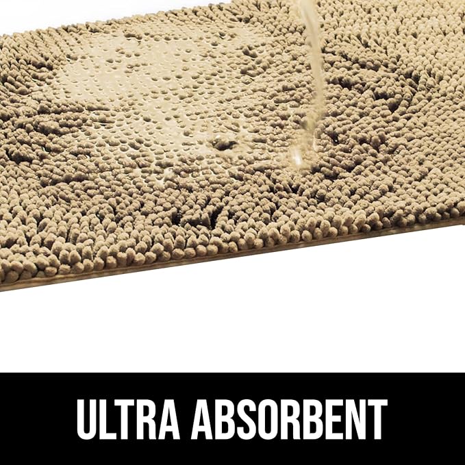 Muddy Mat® Dog Blanket - Chenille Water Absorption Blanket for Bed & Couch Cover for Dogs Washable, Anti-Slip Soft and Durable Furniture Protector for Dogs - Beige 40"x50" - Image 3