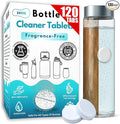 120 Pcs Water Bottle Cleaning Tablets, Bottle Cleaning Tablets for Stainless Steel Water Bottles & Tumblers, Bottle Cleaner tablets are ideal cleaner for all Water Bottles, Removes Odor & Stains by Skyis