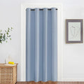 NICETOWN Blackout Doorway Curtain Drape 78 inch Long - Grommet Noise Reducing Thermal Insulated Solid Modern Window Treatments for Bedroom Closet (1 Panel, 52 x 78 Inch, Vintage Blue) by NICETOWN