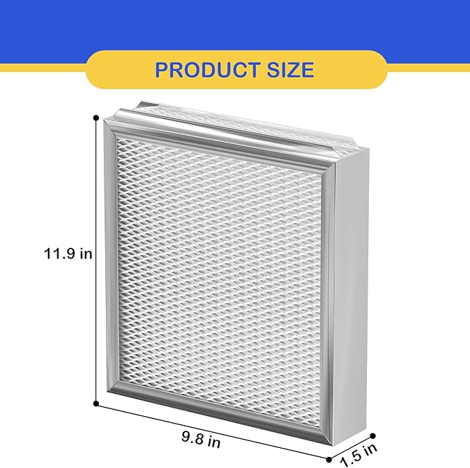 990-13 Humidifier Vapor Water Pad Filter Compatible with GeneralAire 990-13 G13 Humidifier Replacement Evaporator Pad Media Filter for Models 709 990 1040 1042 1137 SL16, GFI #7002, 4 Pack - Image 5