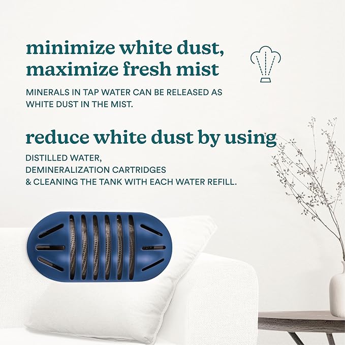 Homedics Cool Mist Ultrasonic Humidifier, 8-Colors Night Light, 0.66 Gal Top-Fill Tank, 24Hr Runtime, 3 Mist Settings, 360° Mist for 329 sq ft Rooms, Aromatherapy, Clean Tank Tech, Auto Shutoff - Image 8