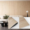 3D Wall Panels Peel and Stick – 23.82"x110" PVC Faux Travertine Texture, Self Adhesive Waterproof Wall Covering, DIY Accent Wall, Sofa Background Backsplash & Modern Home Decor, Covers 18 sq.ft by NAMAII