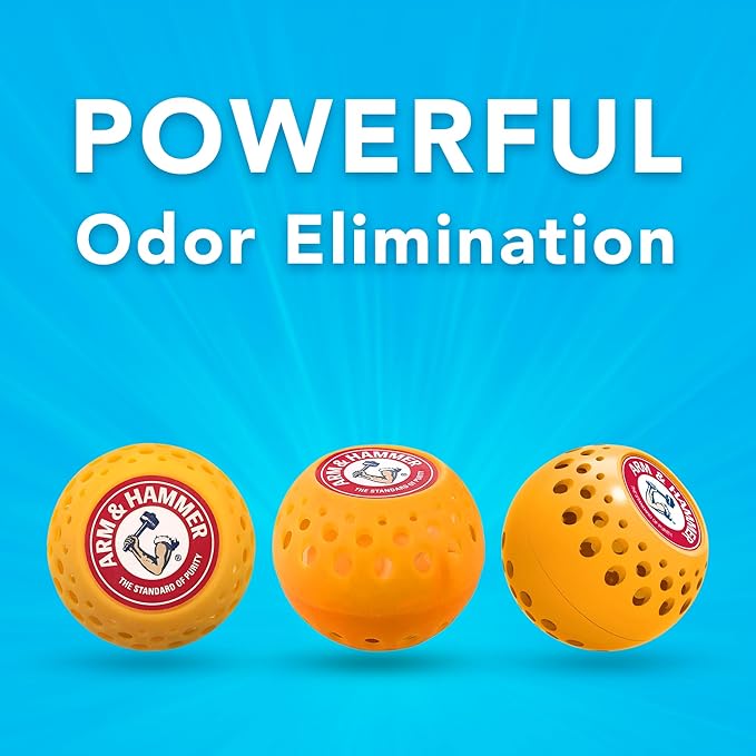 Arm & Hammer Odor Busterz Balls Air Freshener and Odor Eliminator, 10-Piece - Deodorizer, Carpet Fresh, Odor Remover, Pet Fresh - Image 6