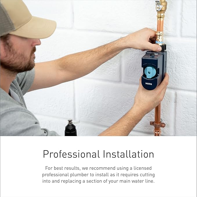 Moen Flo Smart Water Monitor and Automatic Shutoff Sensor, Wi-Fi Connected Water Leak Detector for 1-1/4-Inch Diameter Pipe, 900-002 - Image 3