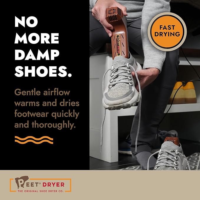 PEET, Power Plus Dryer, Lightweight & Portable Boot Dryer, Travel Shoe Dryer for Work Boots, Sneakers, Ski Boots, Cleats, Athletic Shoes - Image 3