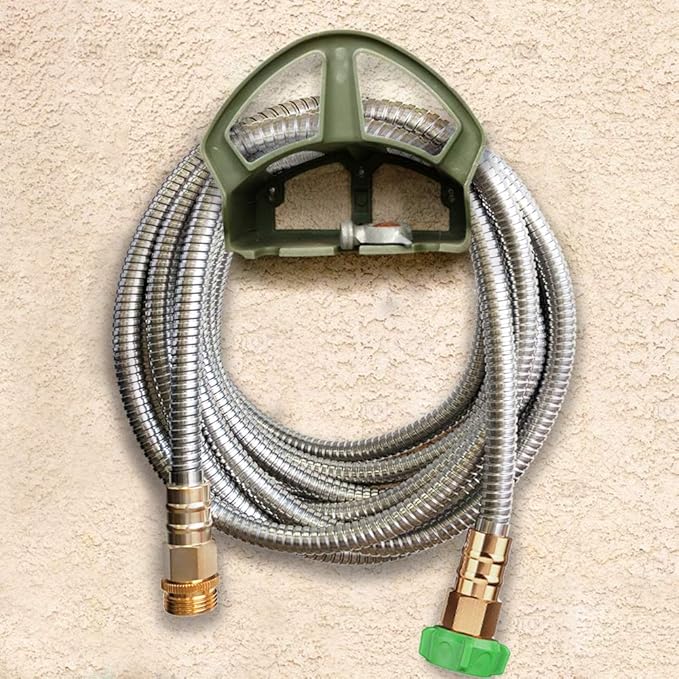 BEAULIFE 304 Stainless Steel Metal Garden Hose 75 Feet with Brass Garden Hose Nozzle Flexible, Portable & Lightweight Kink Free Garden Water Outdoor Hose - Image 7