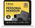 Cbros Humidor 69% Two- Way Humidity Control Box Powered by Boveda, Moisture Absorber, Maintain Freshness and Consistent Temperature Size (Size 20) by Unknown