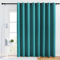 NICETOWN Bedroom Blackout Curtain Panel - (120 inches by 102 inch, Peacock Teal, 1 PC) Energy Saving Thermal Insulated Grommet Blackout Drapery for Patio, Room Divider Curtain by NICETOWN