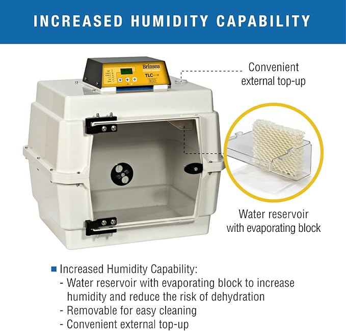 Brinsea TLC-40 Eco Series II Bird Brooder, Pet Recovery Incubator with Air Filtration & Digital Temperature Display for Birds, Puppies, Kittens, and Other Orphaned & Injured Small Animals - Image 4