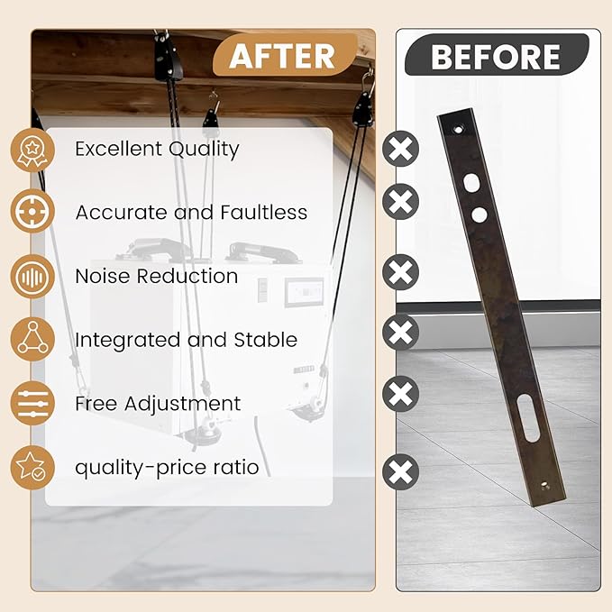 Heavy-Duty Hanging Kit Easily Raises And Lowers Dehumidifier, Helps Reduce Dehumidifier Noise And Vibration, Hanging Kit Improves Space Utilization, For Crawl Space, Basement, 300 Lb. Weight Capacity - Image 5