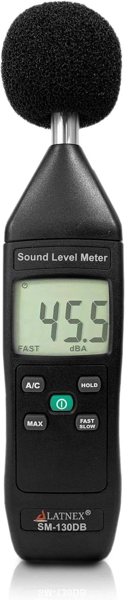SM-130DB Digital Decibel Meter Reader and Sound Level Meter Type 2 with Calibration Certificate. Measurement Device for Environmental and Mechanical Noise Monitor - Manufacturing, Office, Classroom by EMRShieldingSolutions