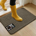 GORILLA GRIP SOAKSTOPPER Dog Door Mat, Machine Washable Rug Absorbent Doormat Captures Moisture Mud Dirt, Quick Dry Soft Chenille Entryway Rugs Indoor Entrance Mats for Dog Paws, 24x17 Cappuccino by GorillaGrip