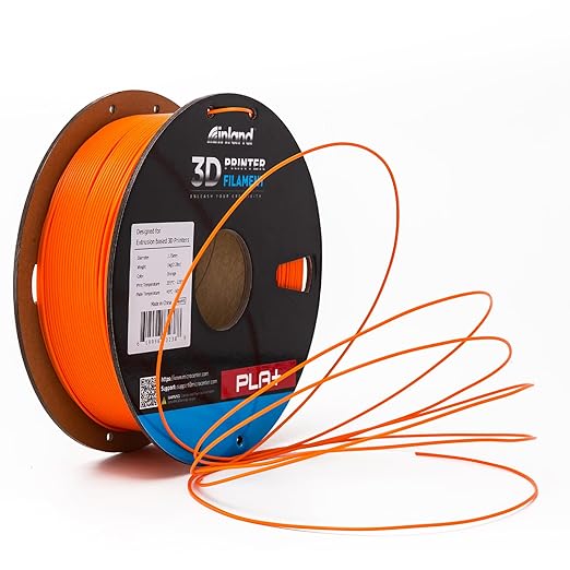 INLAND Micro Center PLA+ 3D Printing Filament 1.75mm - PLA Pro Dimensional Accuracy +/- 0.03 mm - 1kg Cardboard Spool (2.2 lbs) (1 Pack Orange, 1.75mm) - Image 7