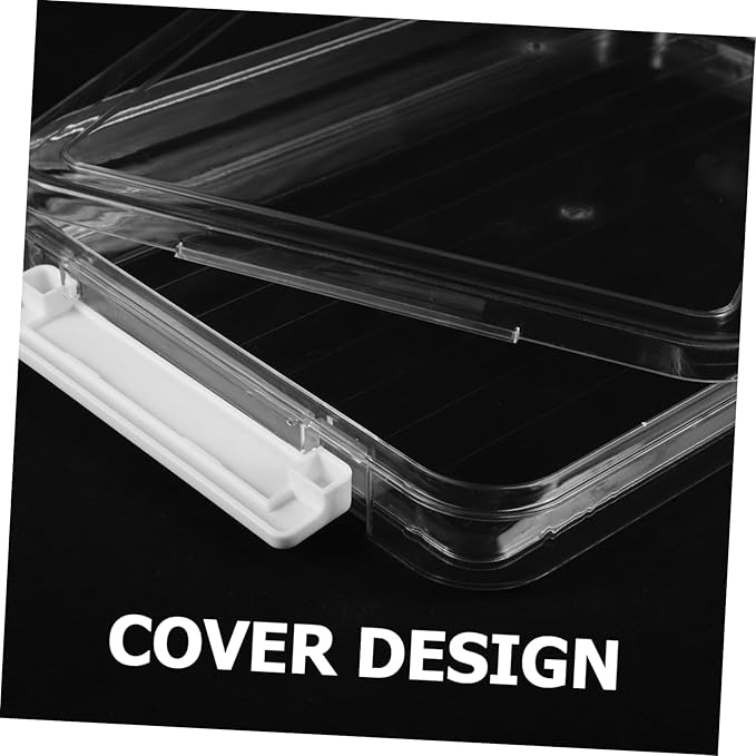 Flat Transparent Document Storage Box Pet File Organizer for Desktop Keeps Documents and Dry for Photos and Certificates - Image 7