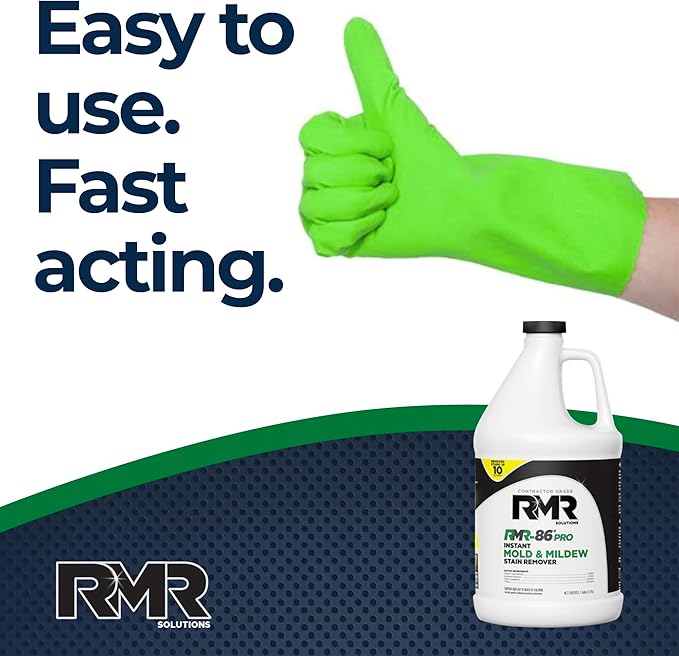 RMR-86 Pro Contractor Grade Mold Stain & Mildew Stain Remover Cleaning Solution, Professional Quality Formula, 1 Gallon - Image 5