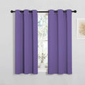 NICETOWN Bedroom Curtain Panels Blackout Draperies, Thermal Insulated Solid Grommet Blackout Curtains/Drapes (Lilac Purple, 1 Pair, 34 by 45-inch) by NICETOWN