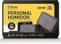 Cbros Humidor 69% Two- Way Humidity Control Box Powered by Boveda, Moisture Absorber, Maintain Freshness and Consistent Temperature Size (Size 80) by Unknown