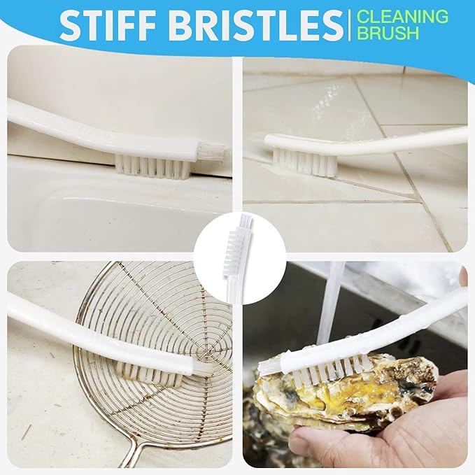 Small Detailing Cleaning Brushes for Small Spaces,Crevice Cleaning Tools for Keyboard Bottle Window Groove Car Gap,Scrub Cleaner Supplies for Shower Toaster Tub Baseboard Sink Grout Oven Juicer - Image 2
