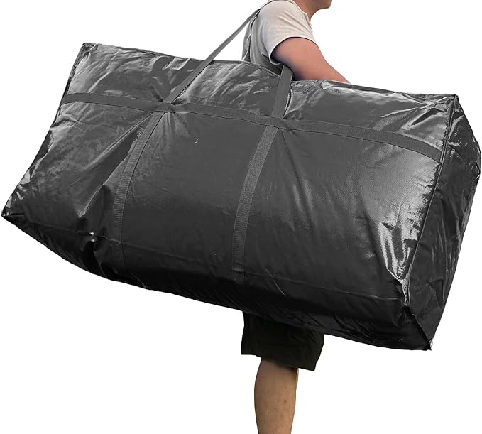 66 Gallon Extra Large Storage Bags, Huge Moving Bags Heavy Duty with Zipper and Stronger Handles, Big Foldable Duffle Bag for Travel - Storage Totes Moving Boxes for College, Christmas Tree, Bedding by MKOKYD